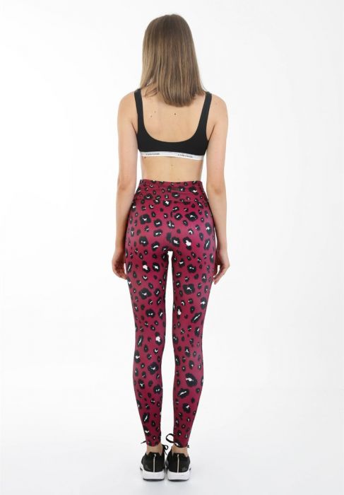 JOHN FRANK| Λεοπαρ μπορντό κολάν - Nadia Lingerie