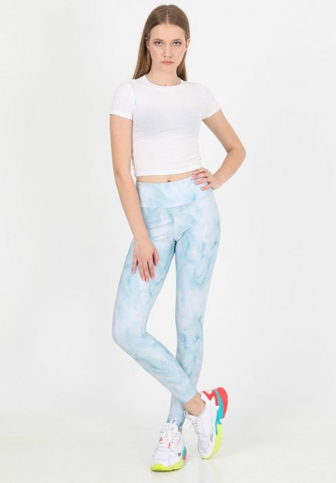 JOHN FRANK| Κολάν tie dye σιελ - Nadia Lingerie