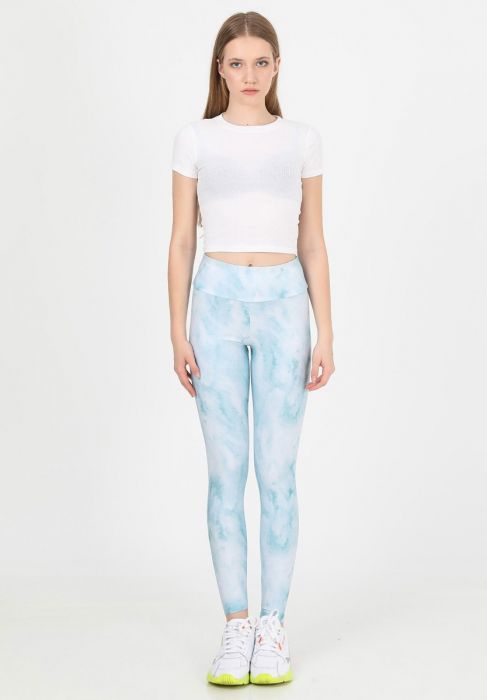 JOHN FRANK| Κολάν tie dye σιελ - Nadia Lingerie