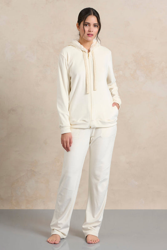 Φόρμα γούνα κουκούλα Jeanette - Nadia Lingerie