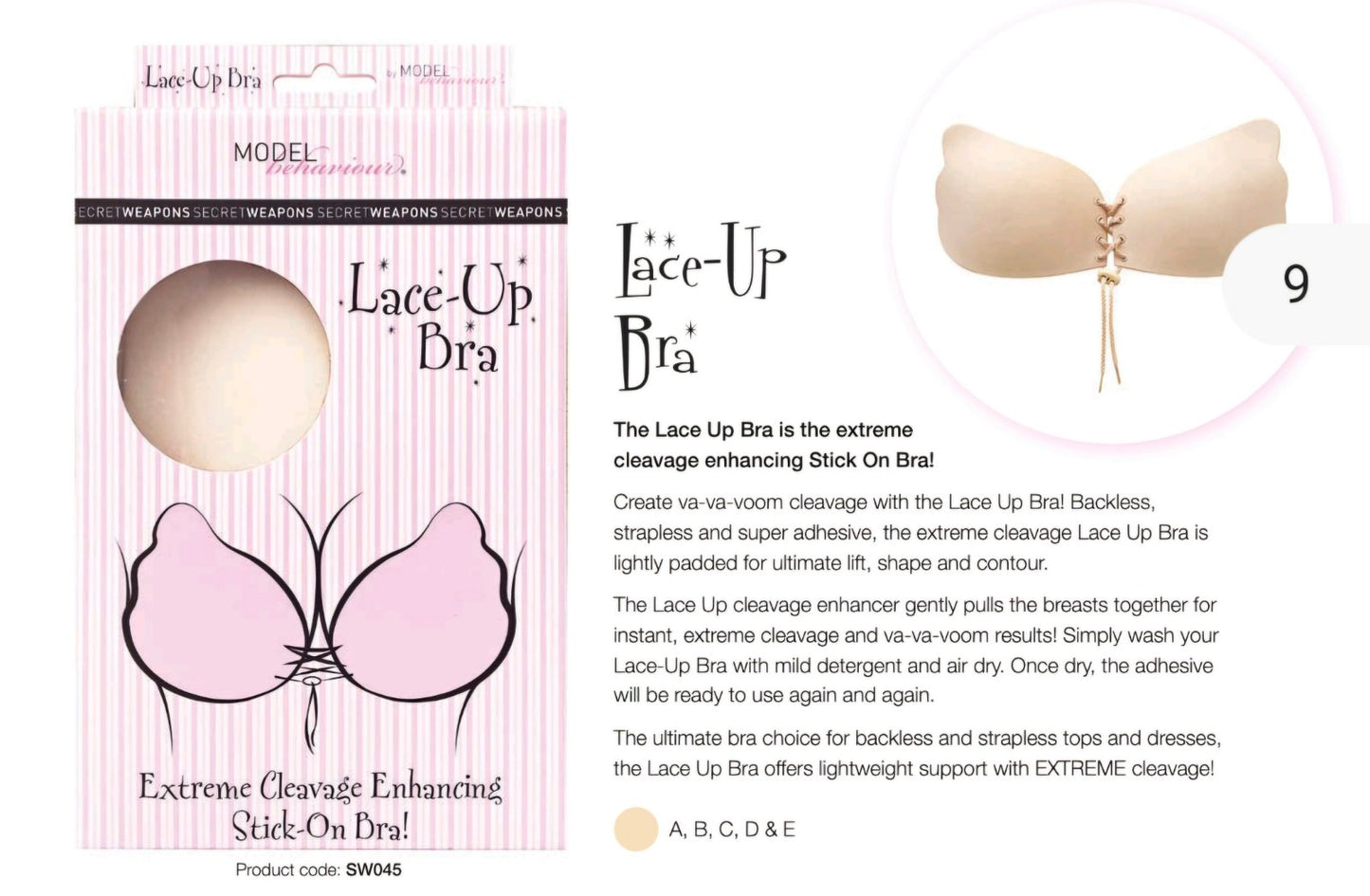 Lace up bra - Nadia Lingerie