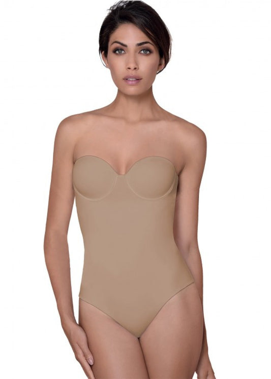 Body Sculpt Μπεζ Κορμάκι
