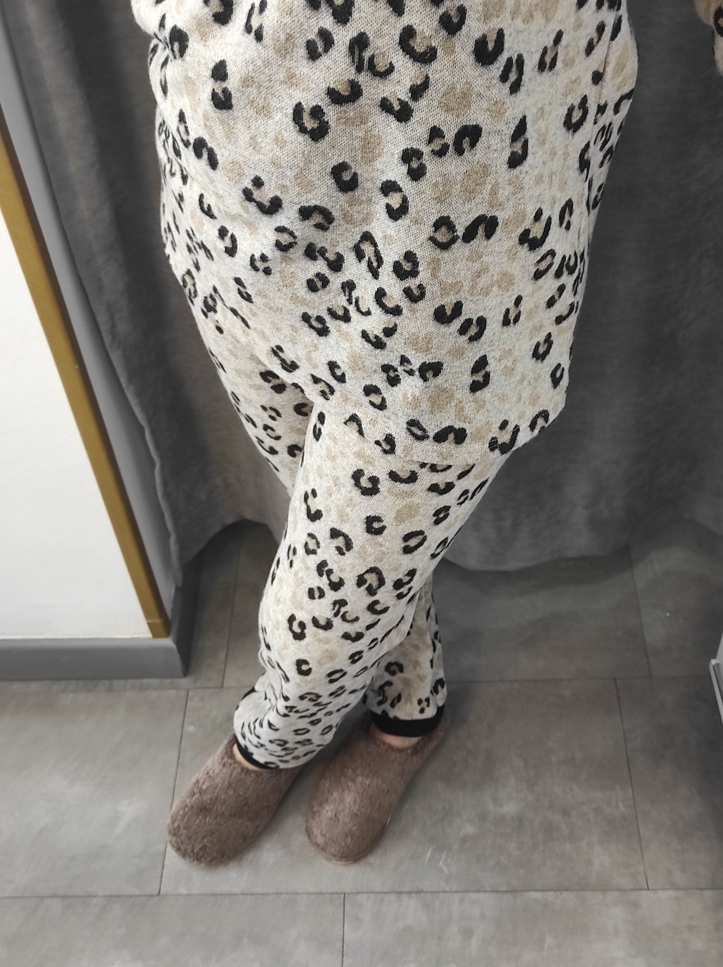 Leopard printed pajamas - Nadia Lingerie