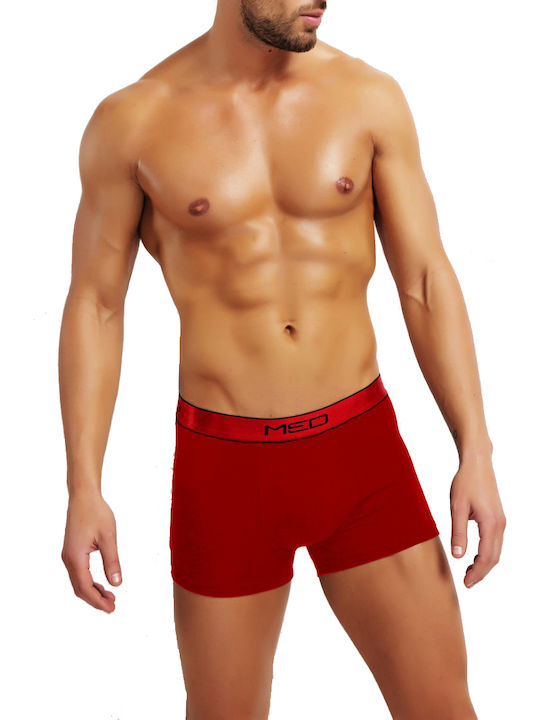 Med Logan Ανδρικό Μποξεράκι Κόκκινο - Nadia Lingerie