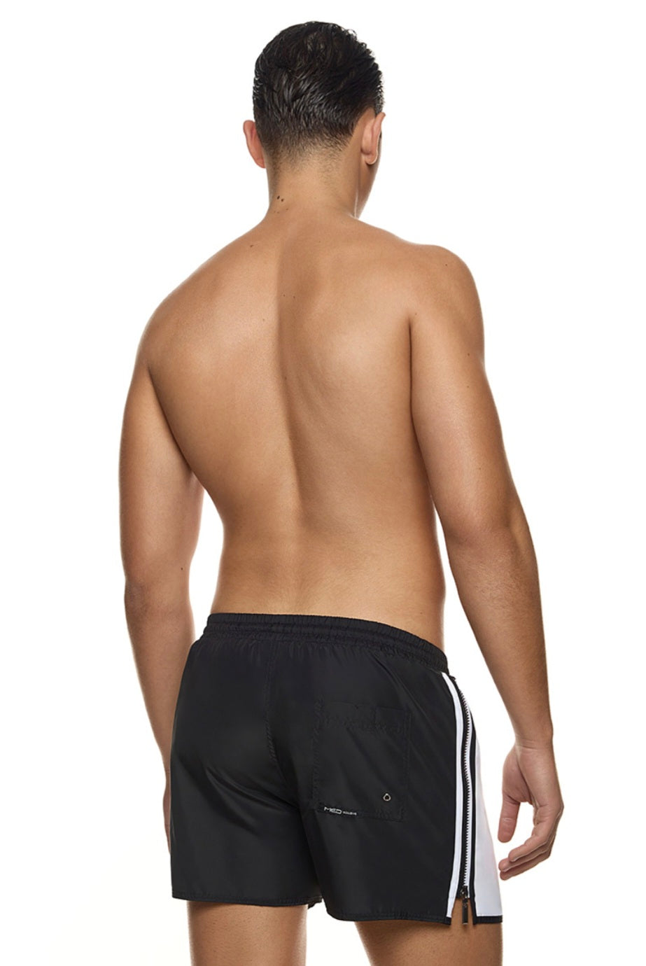 Ασπρόμαυρο μαγιό ανδρικό Med - Nadia Lingerie