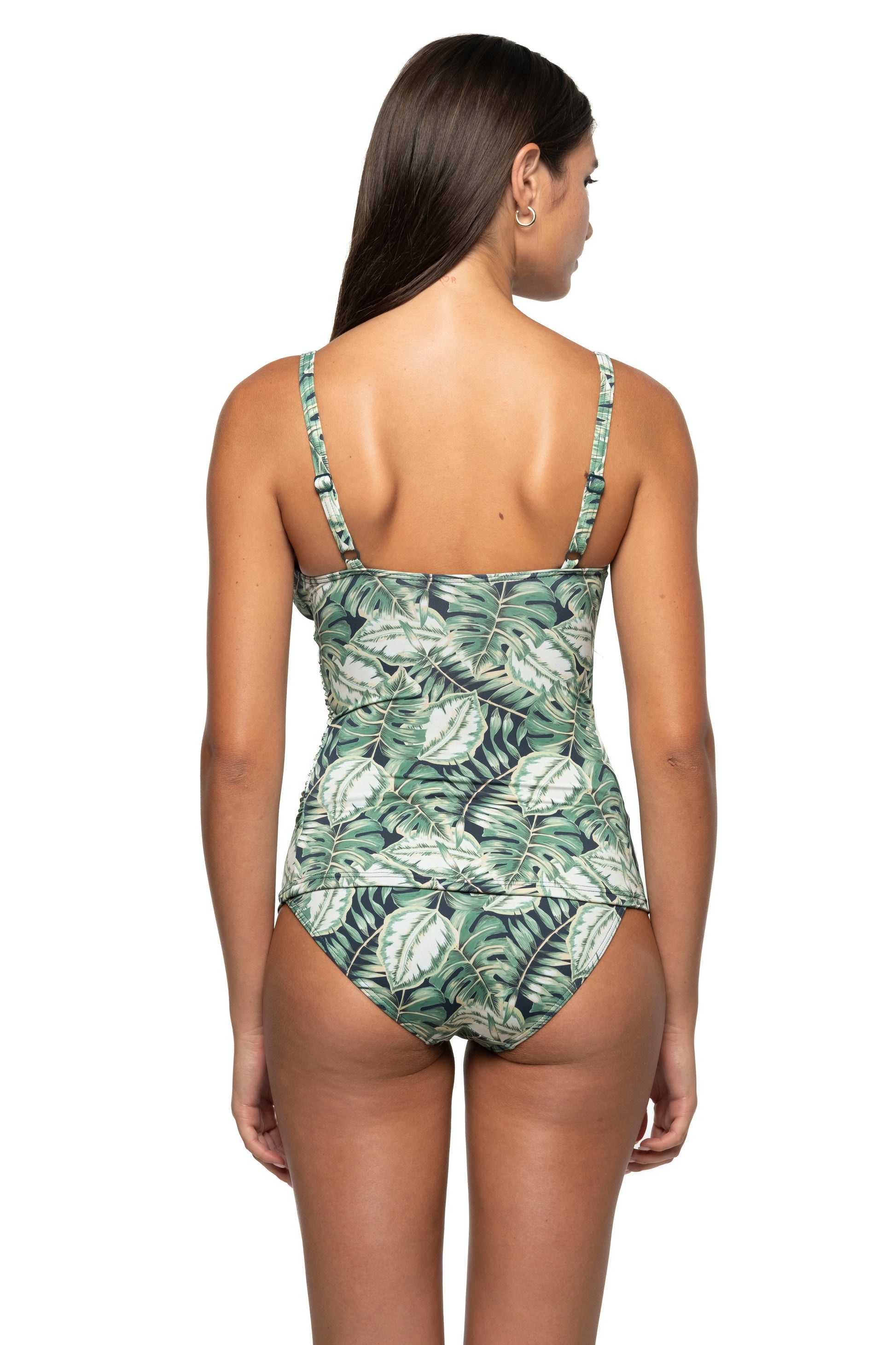 Tankini με prints από φύλλα - Nadia Lingerie