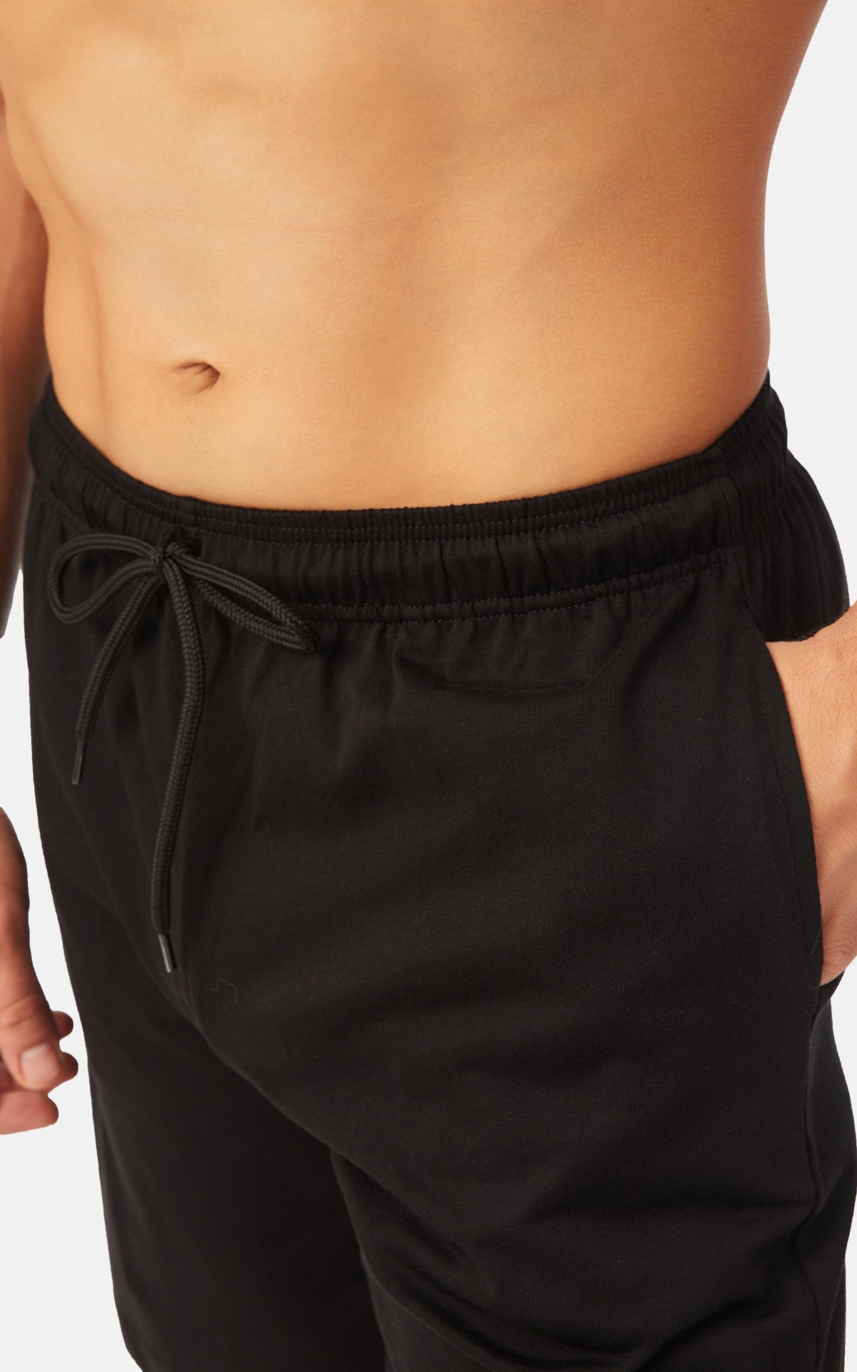 Βαμβακερή Ανδρική Βερμούδα με κορδόνι στη μέση & τσέπες - Nadia Lingerie