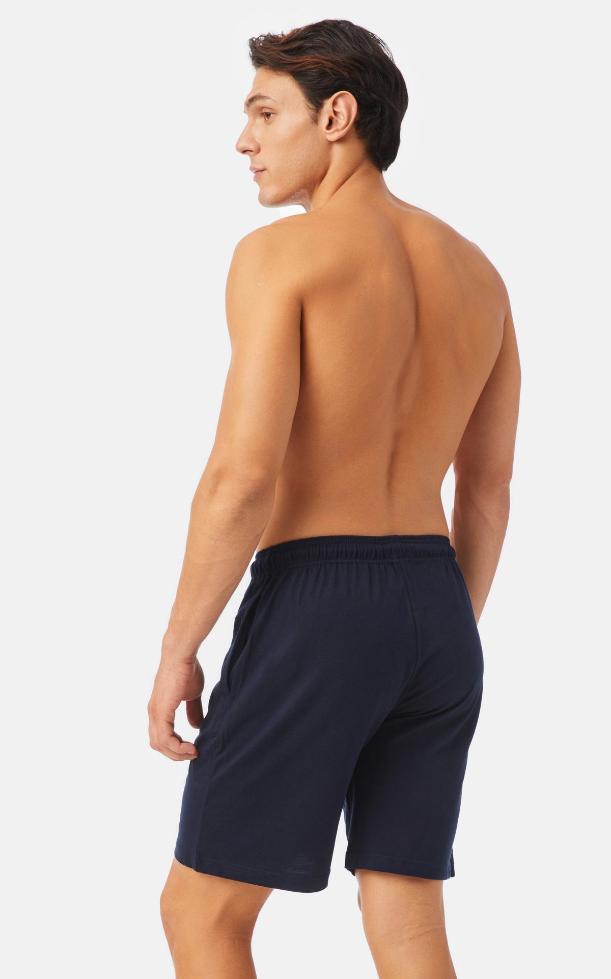 Βαμβακερή Ανδρική Βερμούδα με κορδόνι στη μέση & τσέπες - Nadia Lingerie