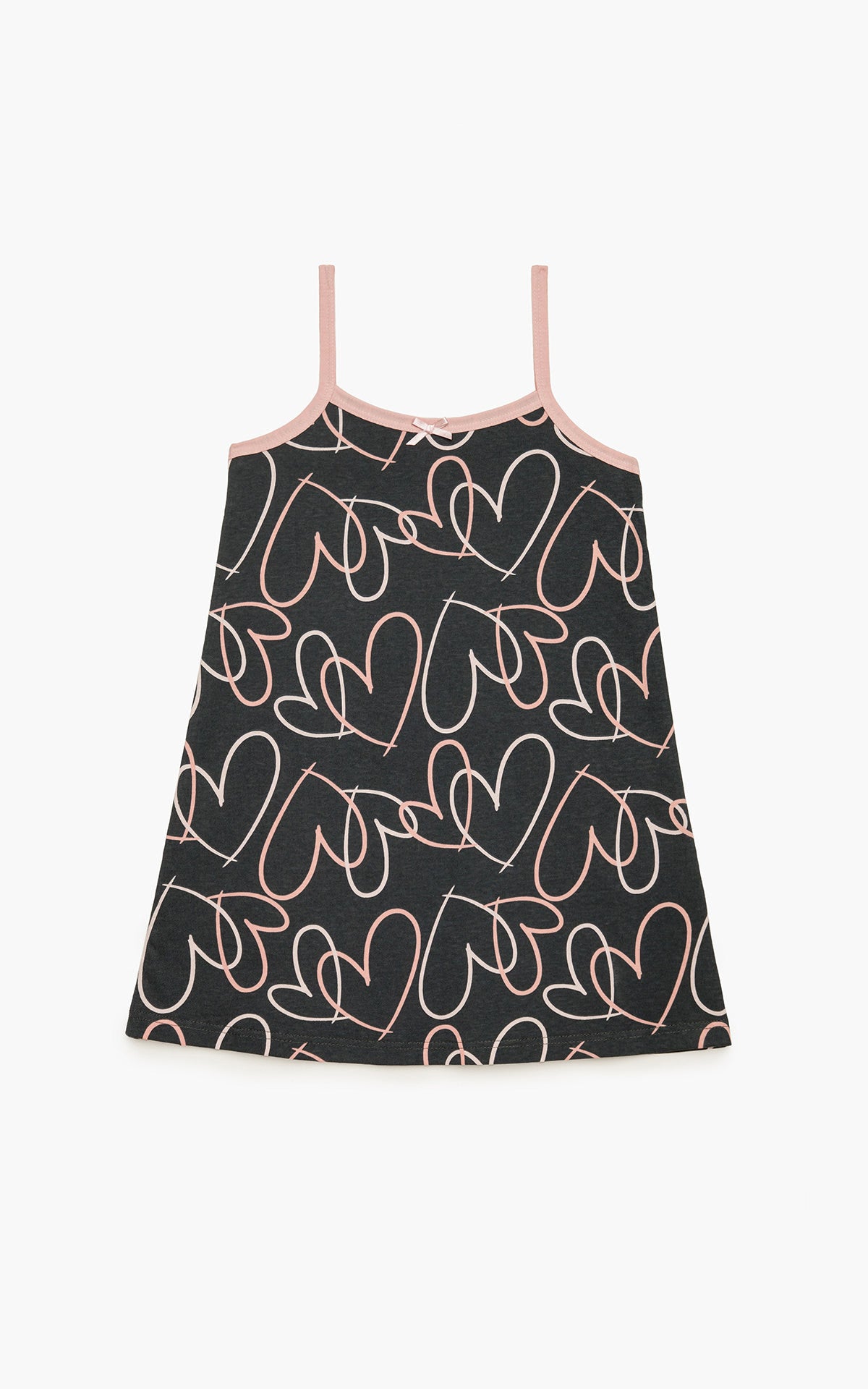 Εμπριμέ Αμάνικη Μπριτέλα Παιδική Νυχτικιά - Nadia Lingerie