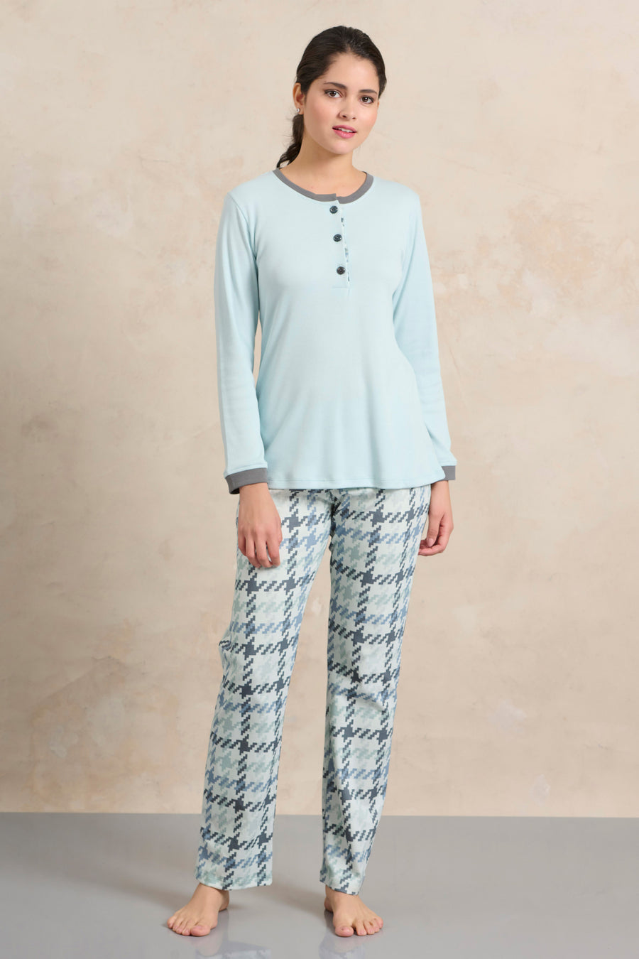 Πιτζάμες καρό πατιλέτα - Nadia Lingerie