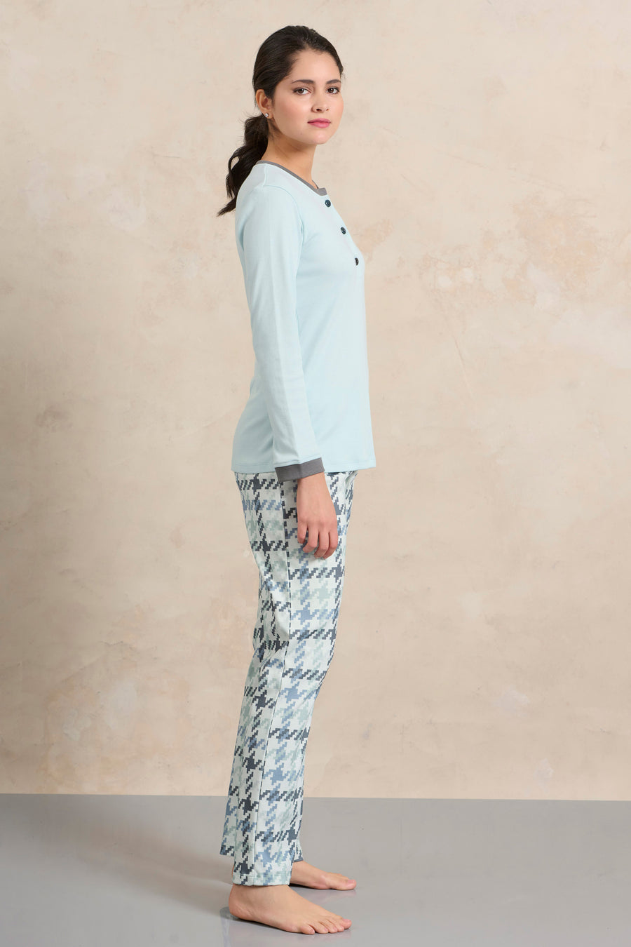 Πιτζάμες καρό πατιλέτα - Nadia Lingerie