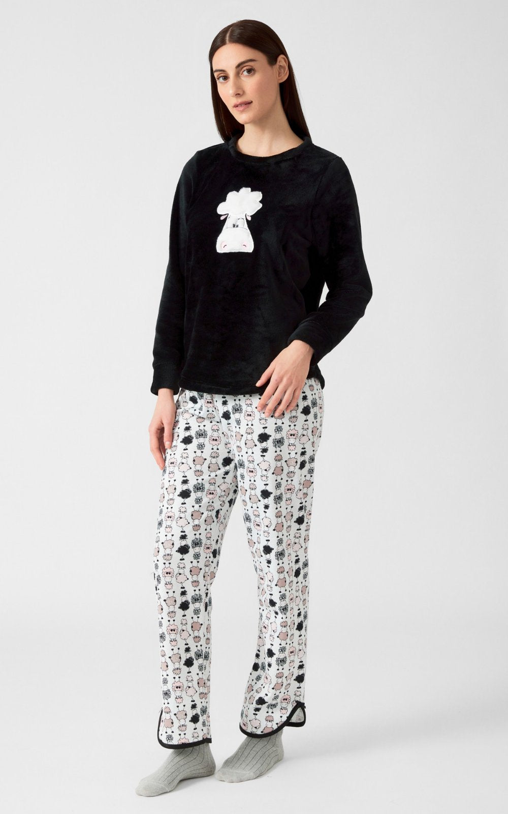 Βαμβακερή γυναικεία πυτζάμα - Nadia Lingerie