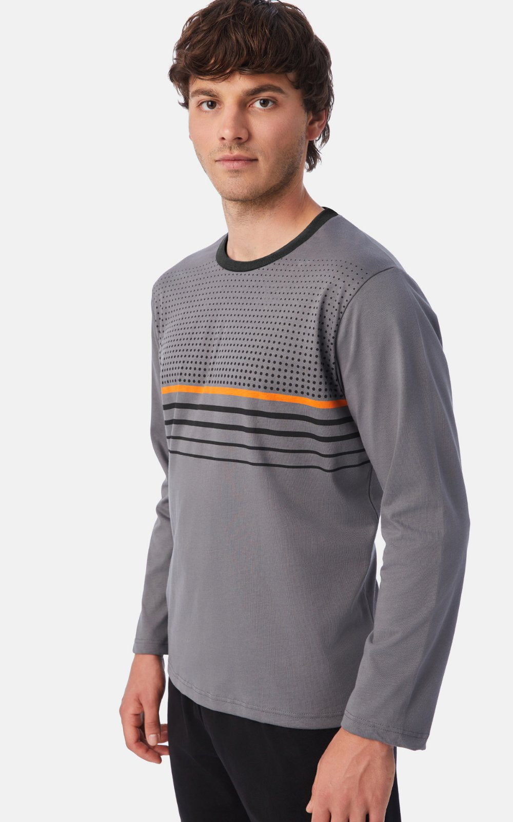 Ανδρική πυτζάμα με ρίγες - Nadia Lingerie