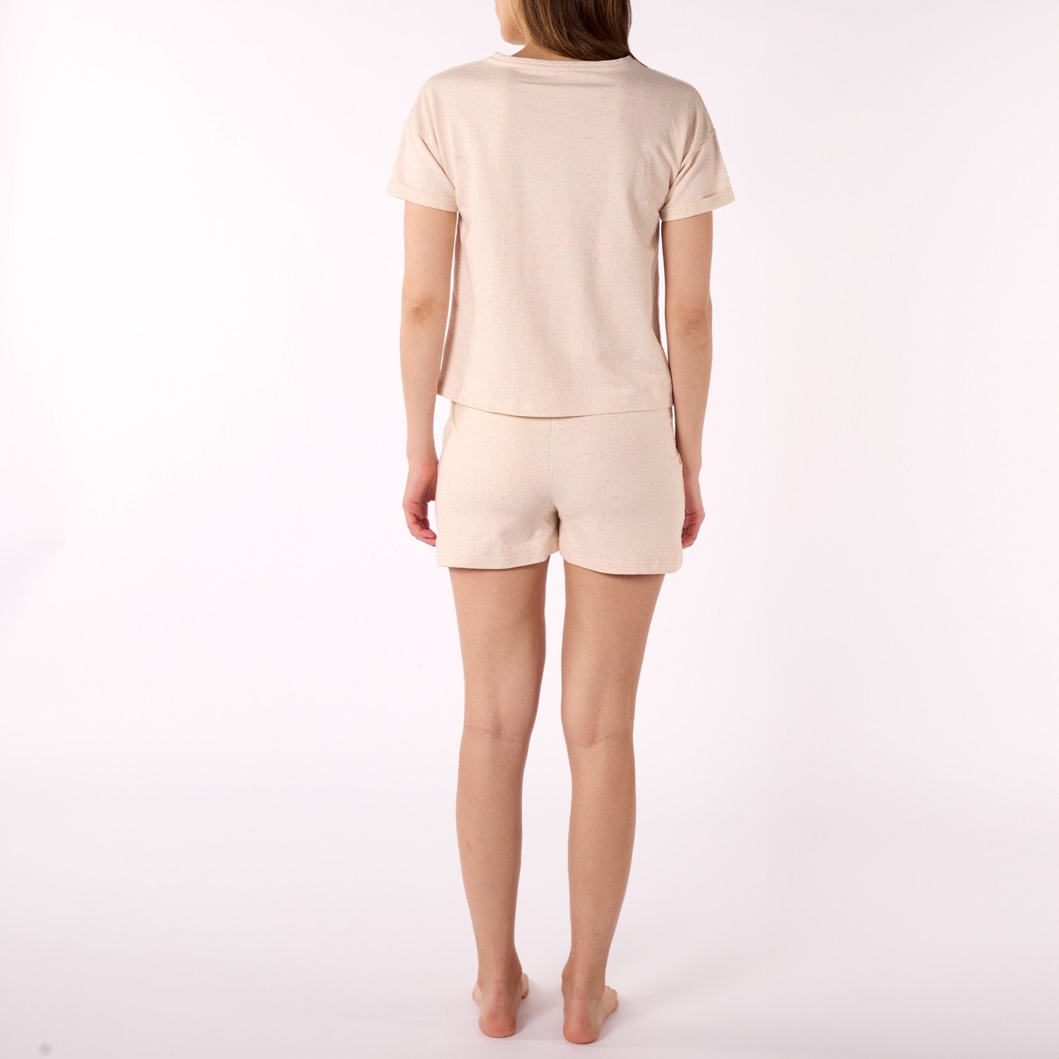 Βαμβακερά πιτζαμάκια με κοντό σορτσάκι - Nadia Lingerie