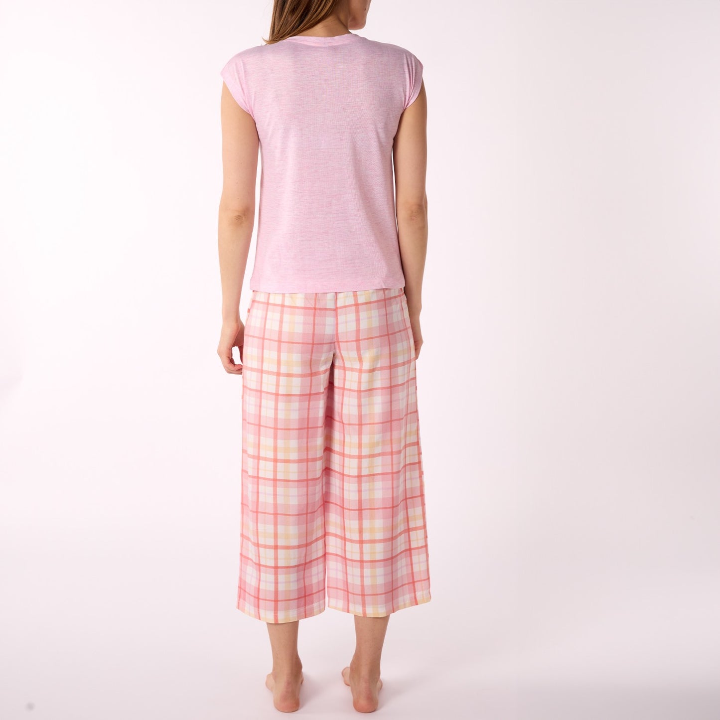 Καλοκαιρινές πιτζάμες με παντελόνι κάπρι - Nadia Lingerie