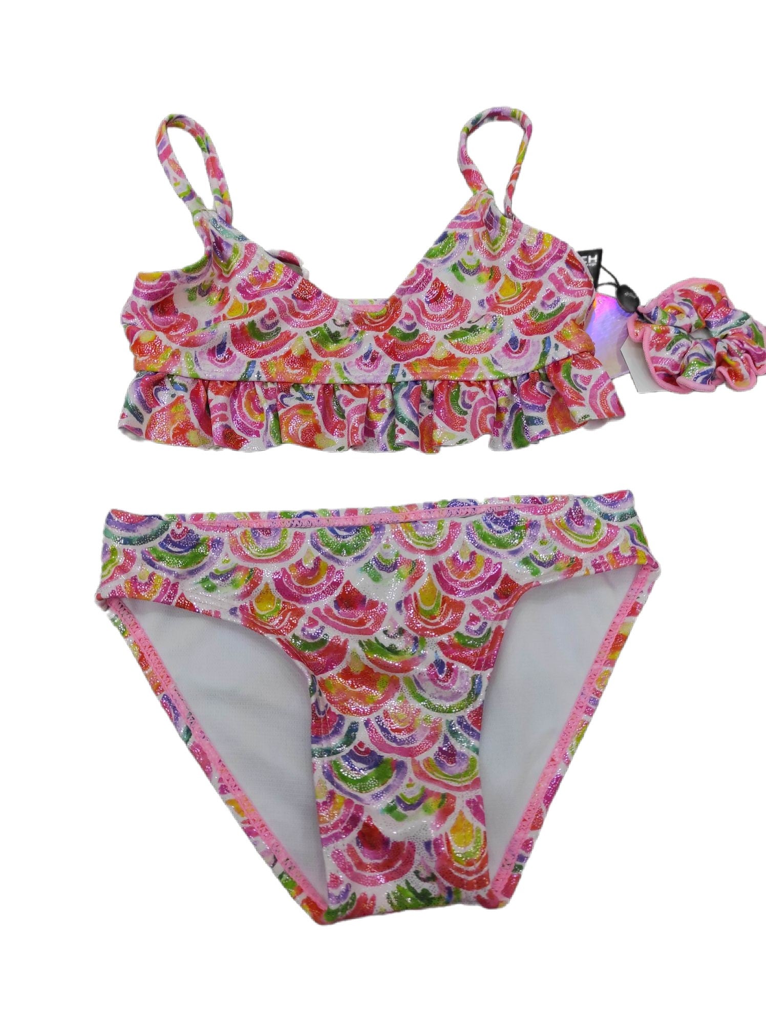 Παιδικό μαγιό για κορίτσι με μπουστάκι με γκλίτερ - Nadia Lingerie