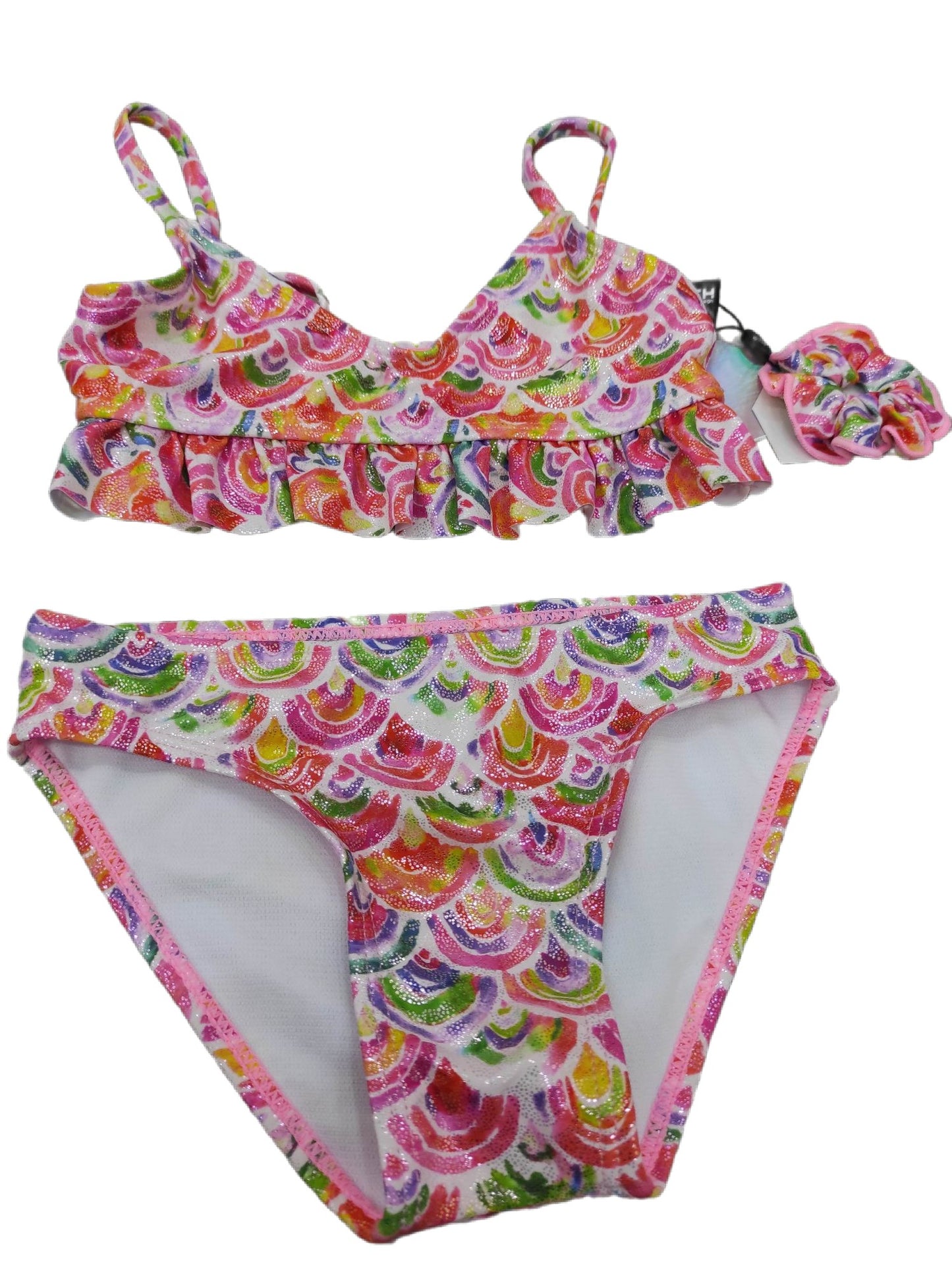 Παιδικό μαγιό για κορίτσι με μπουστάκι με γκλίτερ - Nadia Lingerie