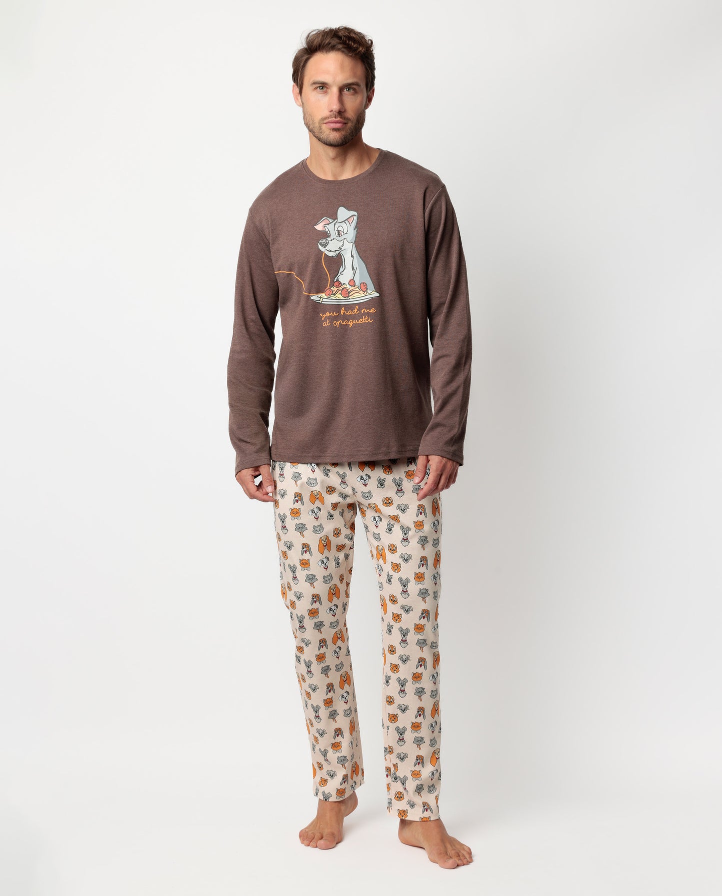 Ανδρικές πιτζάμες Λαίδη και ο Αλήτης - Nadia Lingerie