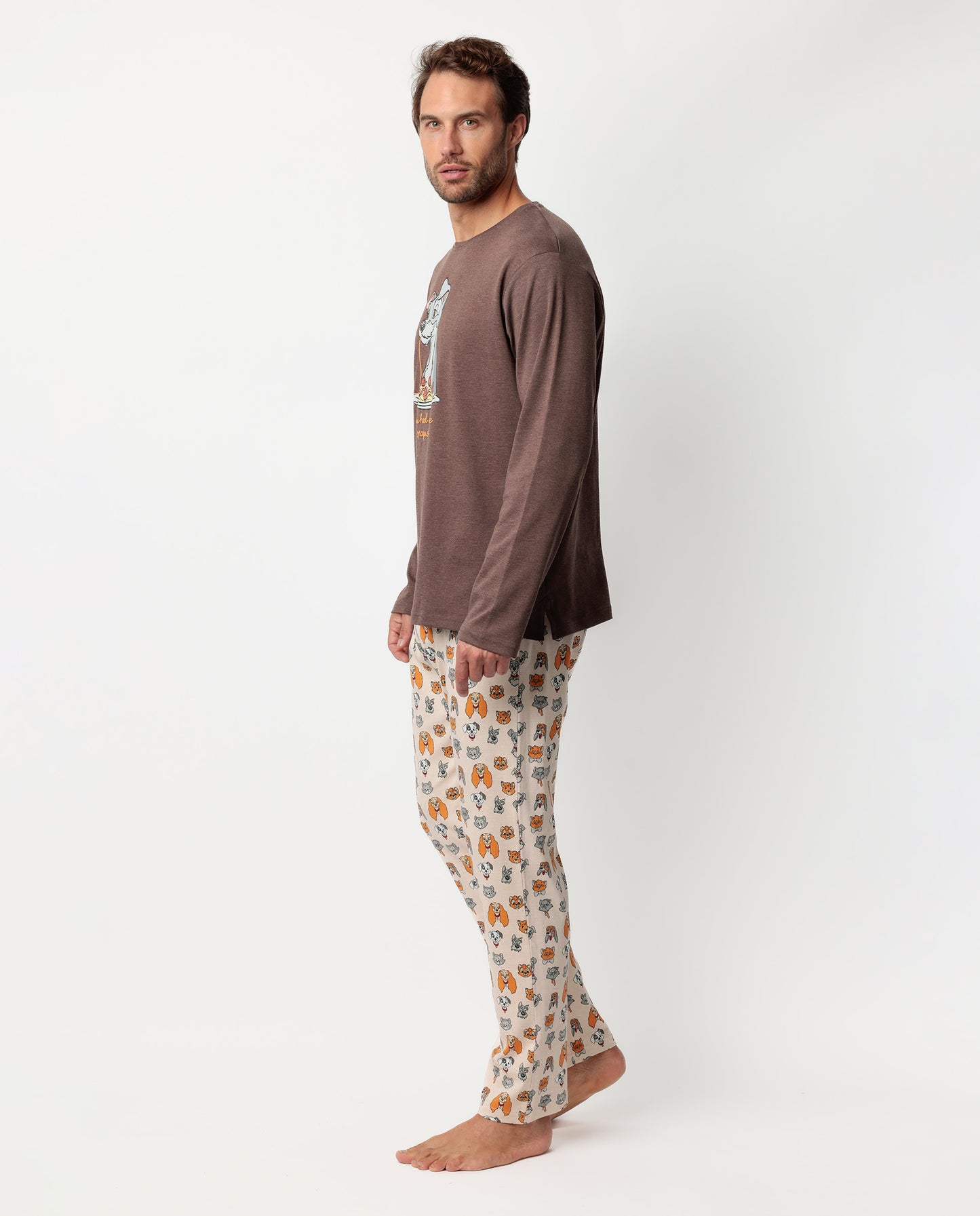 Ανδρικές πιτζάμες Λαίδη και ο Αλήτης - Nadia Lingerie