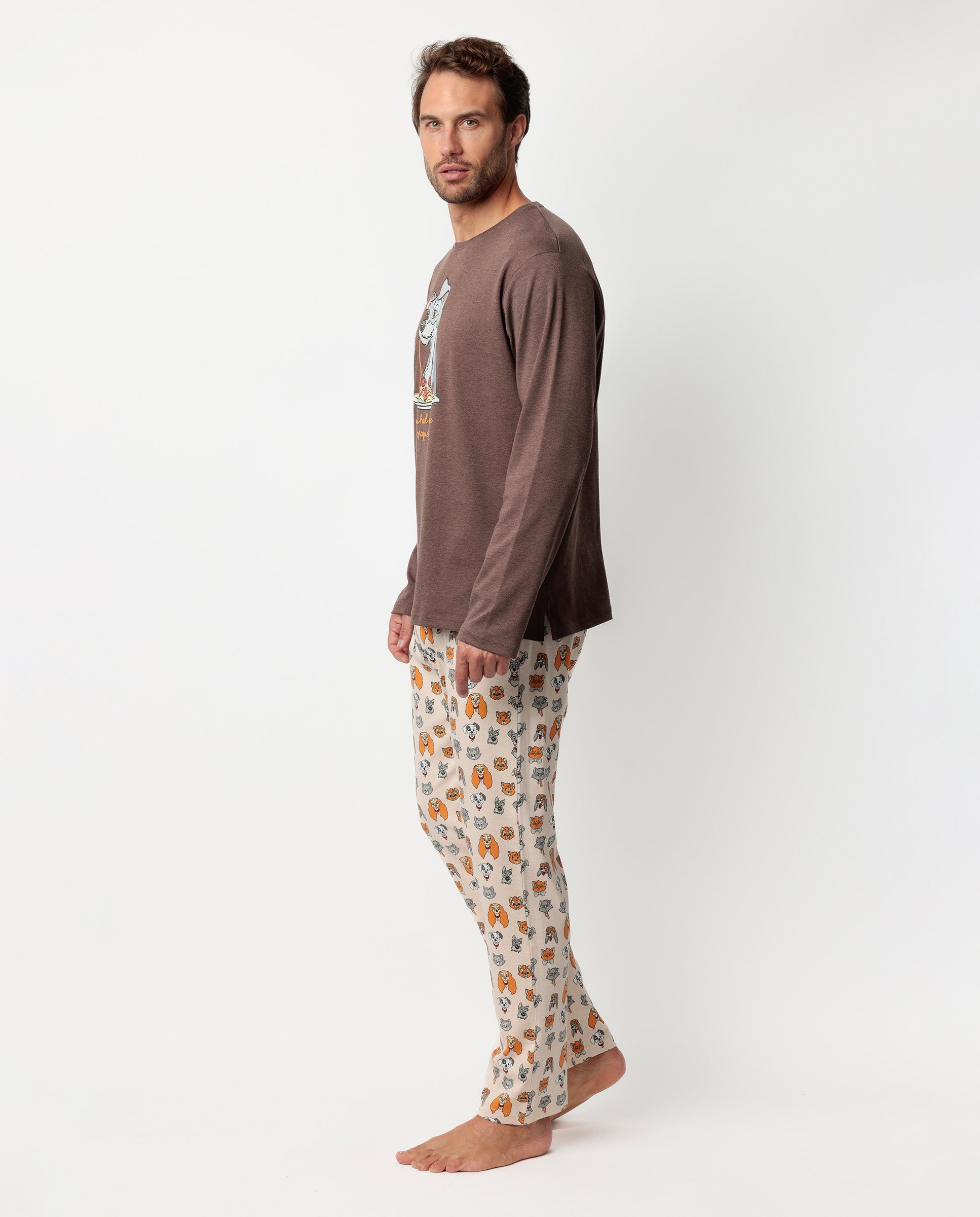 Ανδρικές πιτζάμες Λαίδη και ο Αλήτης - Nadia Lingerie