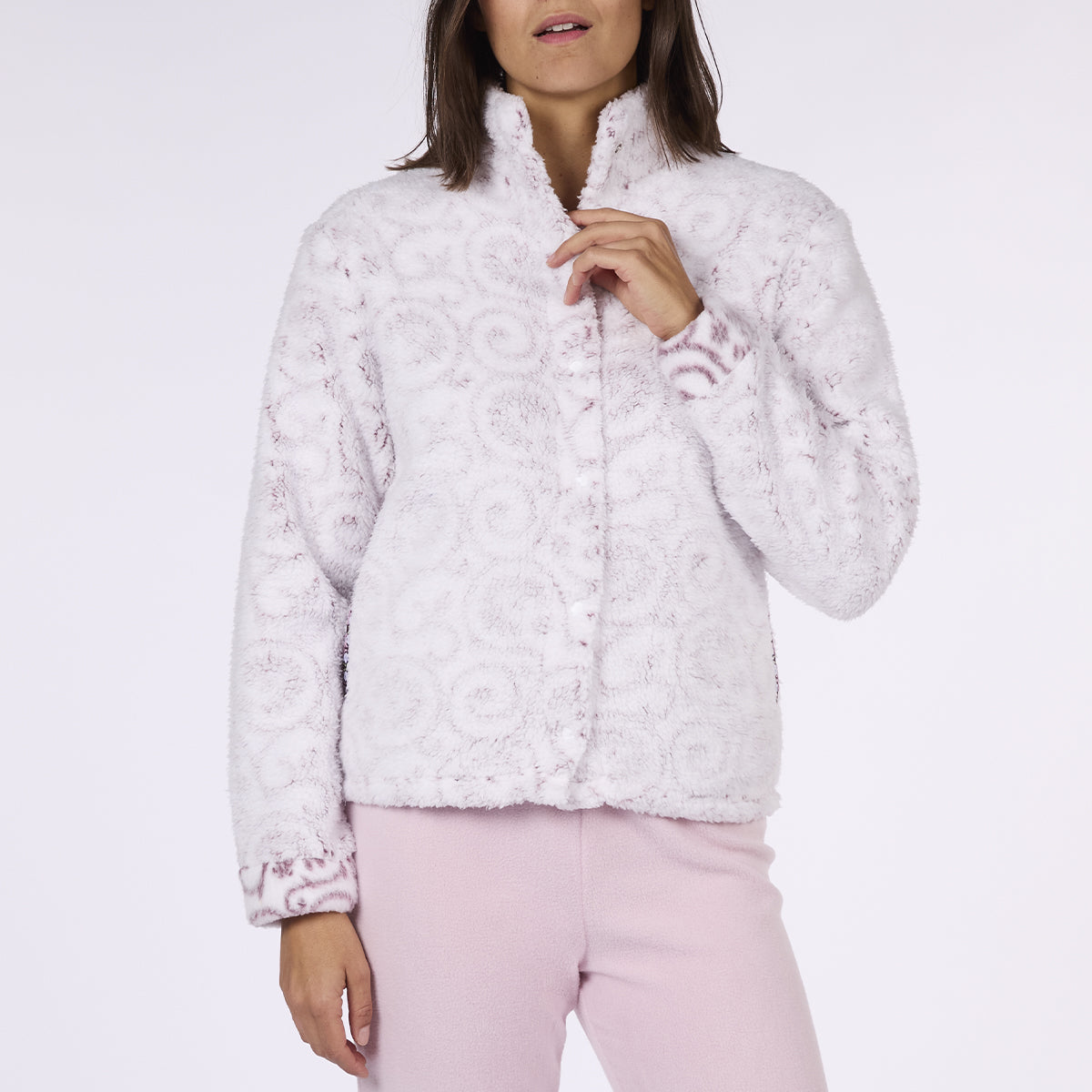 Χειμερινές πιτζάμες γυναικείες με φλις - Nadia Lingerie