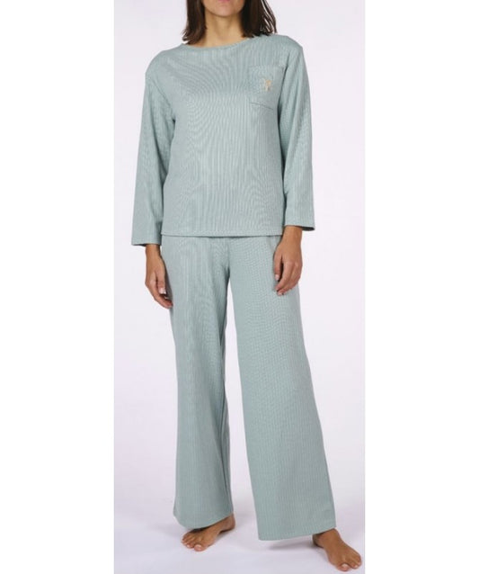 Γυναικείες πιτζάμες ριμπ - Nadia Lingerie