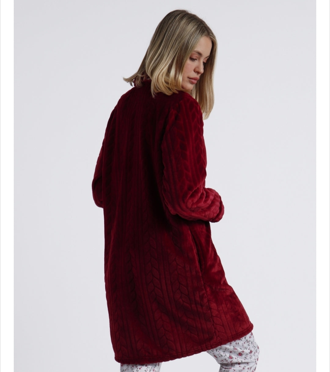 Ρόμπα μπορντό γυναικεία - Nadia Lingerie