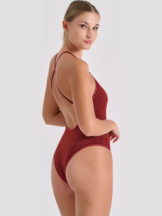 Κορμάκι λουρεξ με ανοιχτή πλάτη - Nadia Lingerie