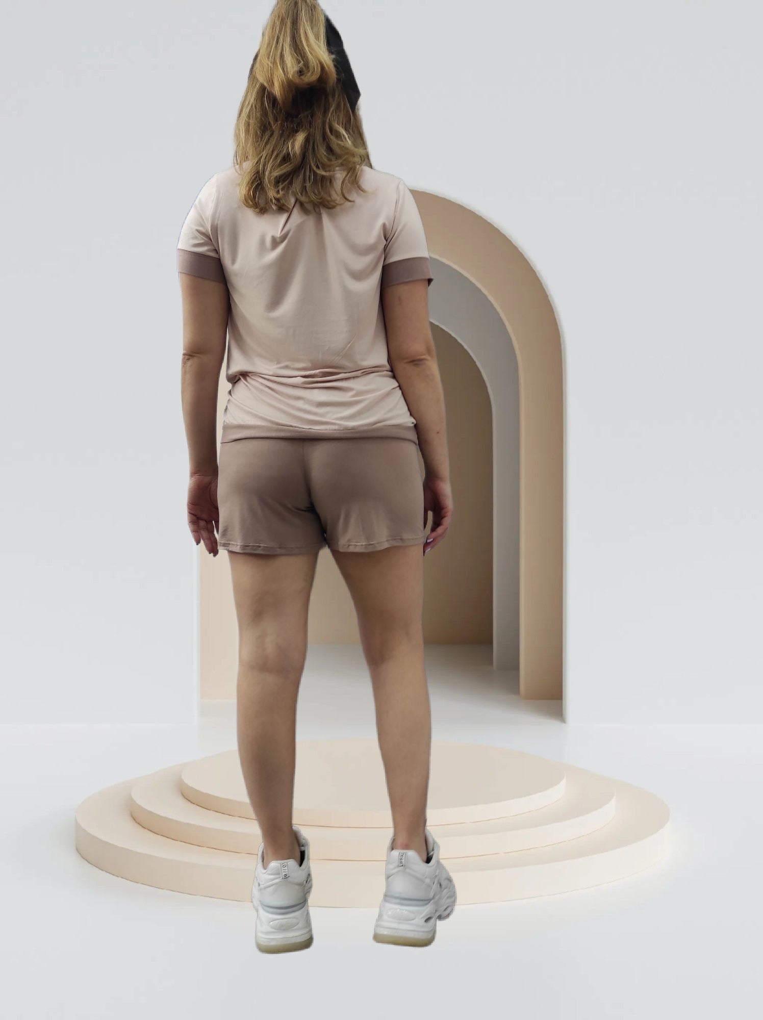 Nude πυτζαμακια κοντά - Nadia Lingerie