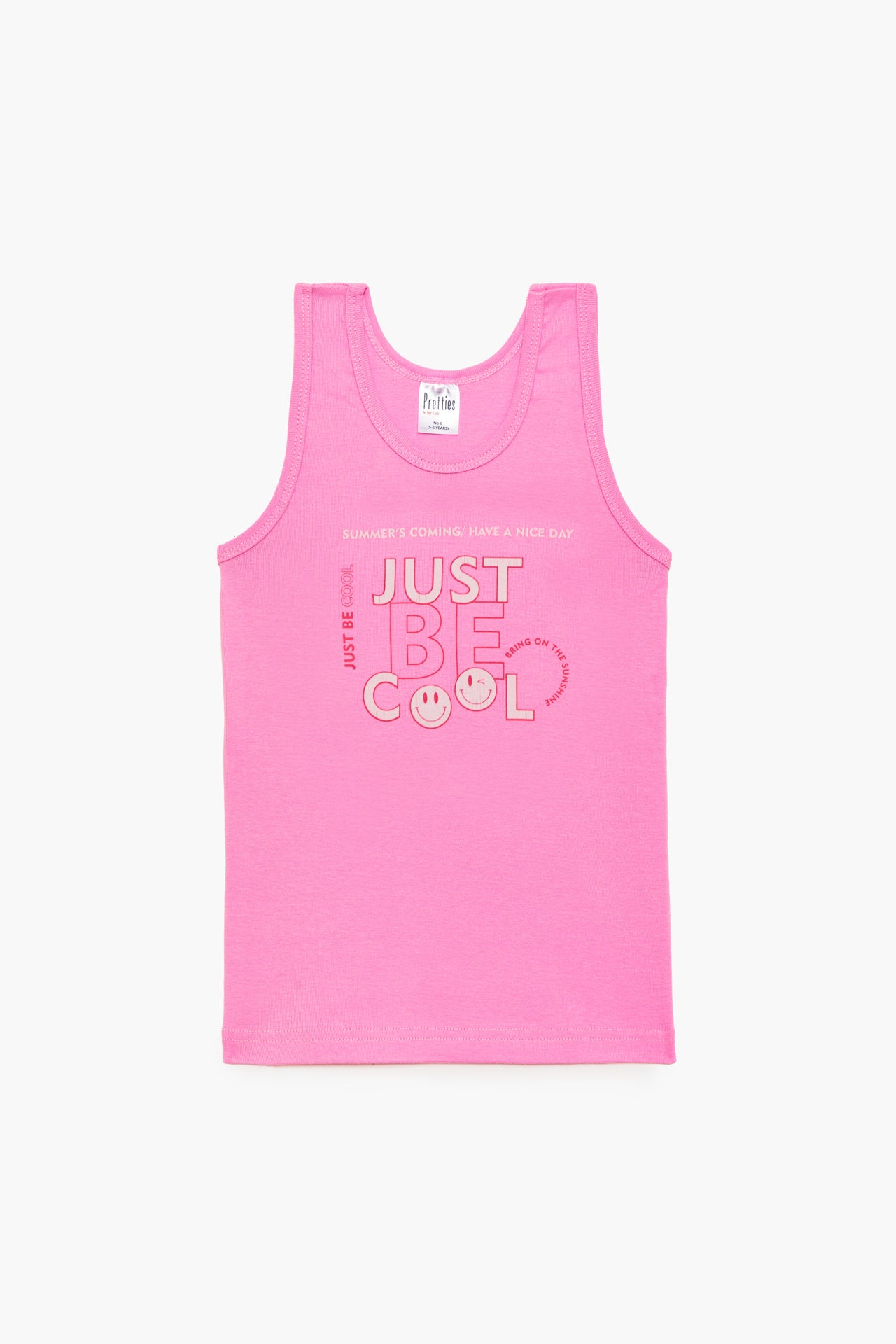 Pretty baby Παιδικά αμάνικα φανελάκια - σετ 6 τεμαχίων - Nadia Lingerie