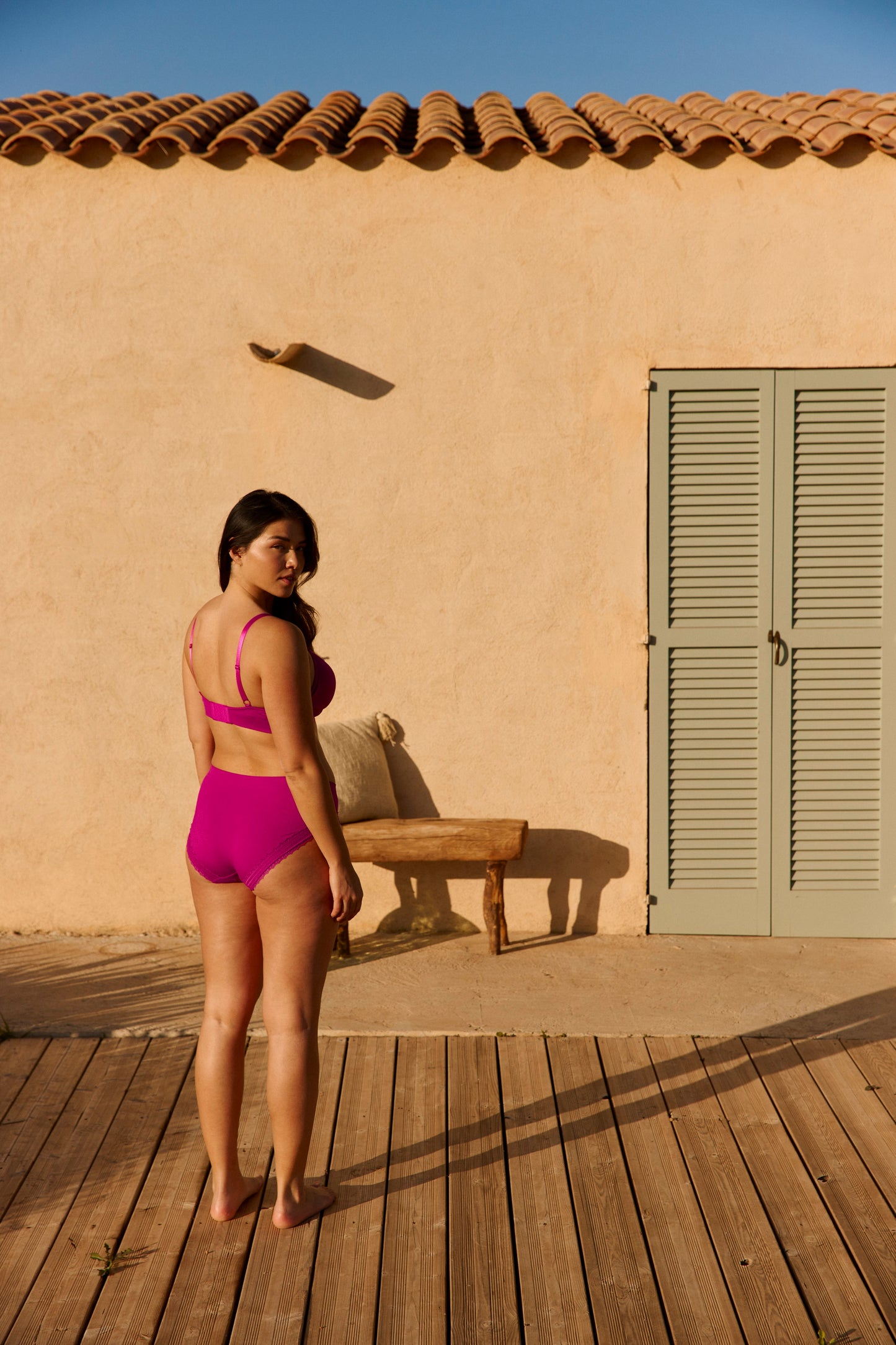 Μωβ Agathe brief - Nadia Lingerie