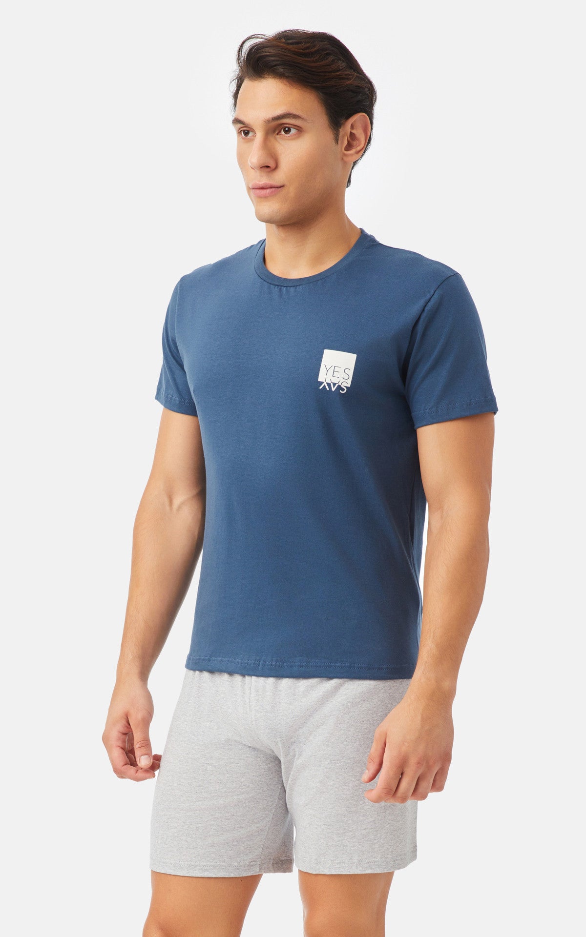 Say Yes Κοντομάνική Ανδρική Πυτζάμα - Nadia Lingerie