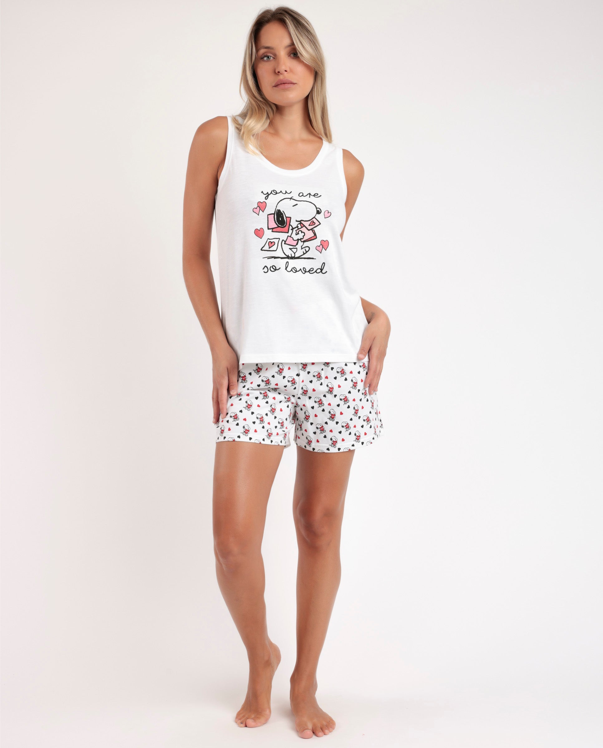 Πυτζάμες Snoopy γυναικείες - Nadia Lingerie