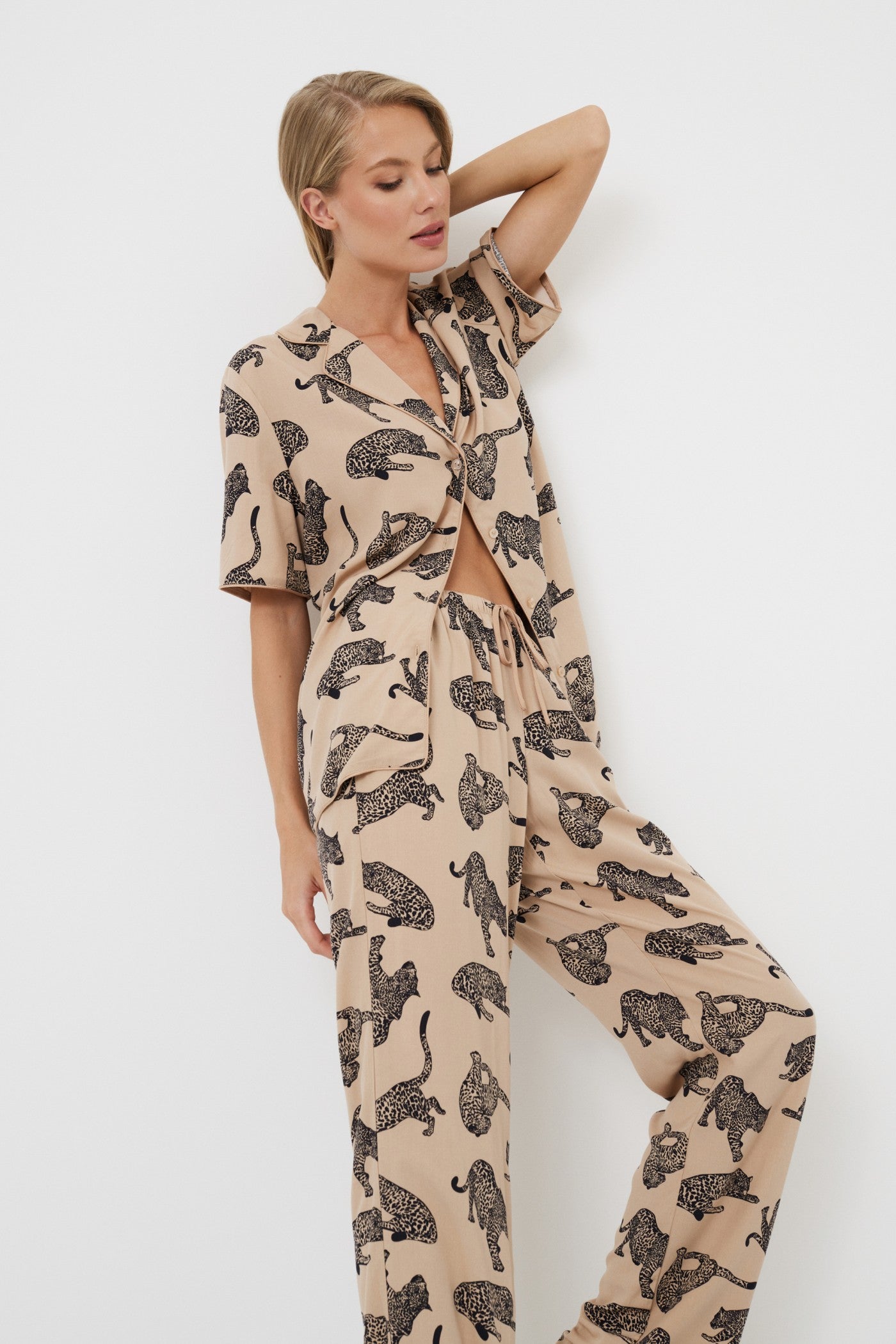 Soraya μακριές πυτζάμες by Aruelle - Nadia Lingerie