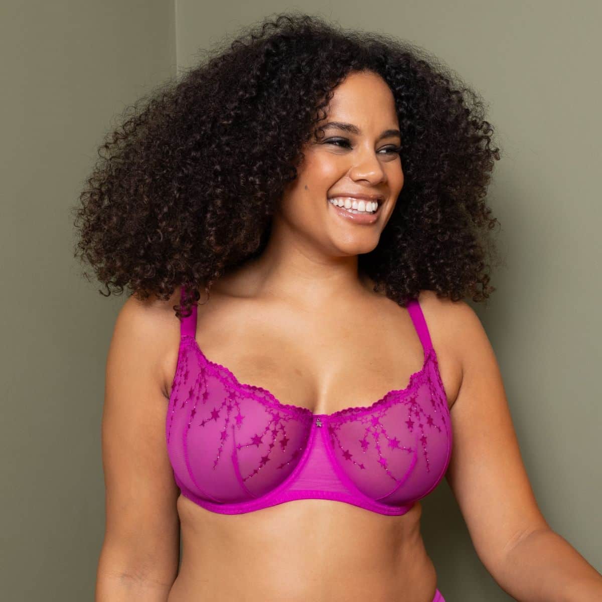 Stardust magenta bra Curvy Kate - Nadia Lingerie