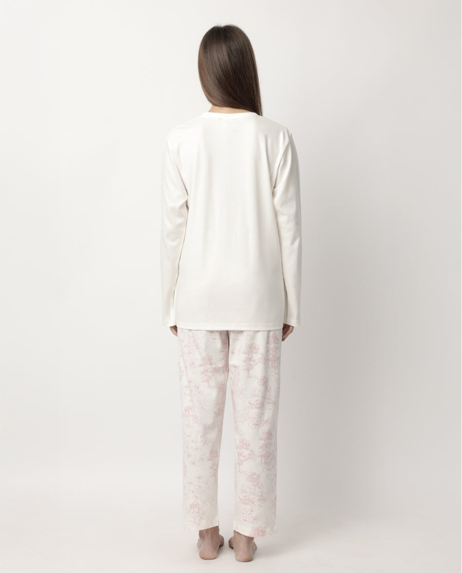 Πιτζάμες γυναικείες Toile de Jouy - Nadia Lingerie