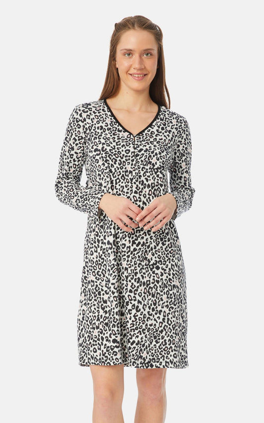 Νυχτικό animal printed - Nadia Lingerie