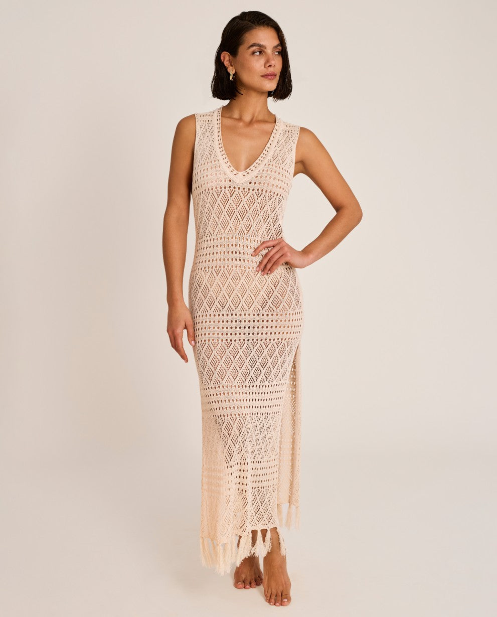 Πλεκτό φόρεμα παραλίας Selmark - Nadia Lingerie