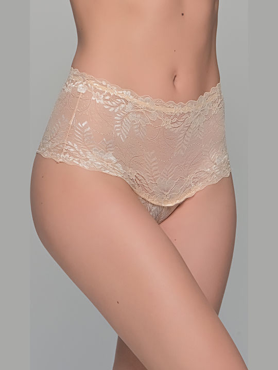 Ψηλόμεσο brazil με δαντέλα Milena - Nadia Lingerie