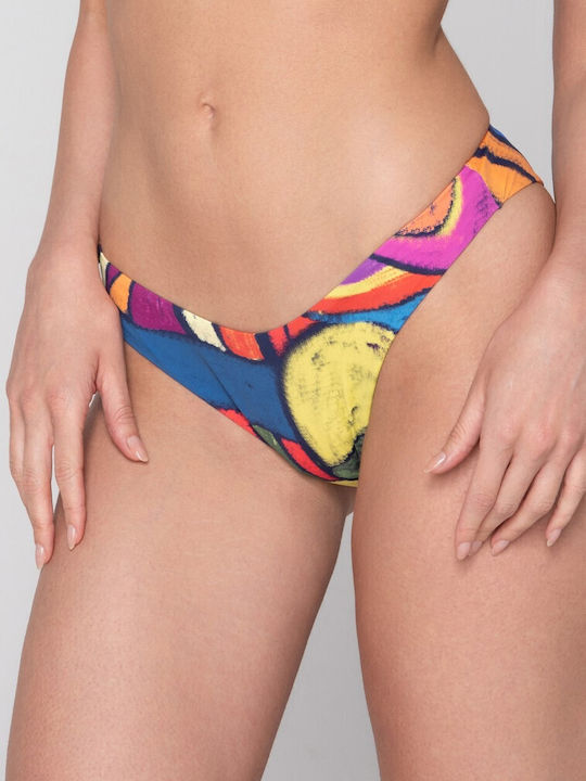 Χρωματιστό bikini bottom Luna Splendida