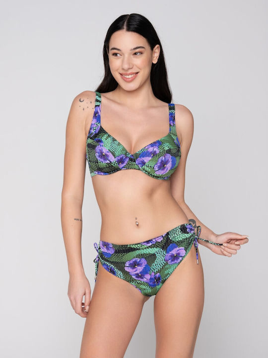 Ψηλόμεσο tropical bikini bottom Luna Splendida
