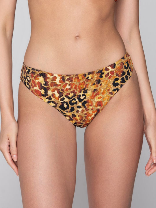 Animal printed bikini bottom Luna Splendida