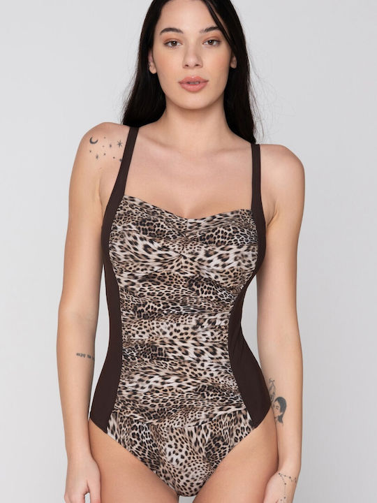 Luna Splendida ολόσωμο μαγιό animal printed