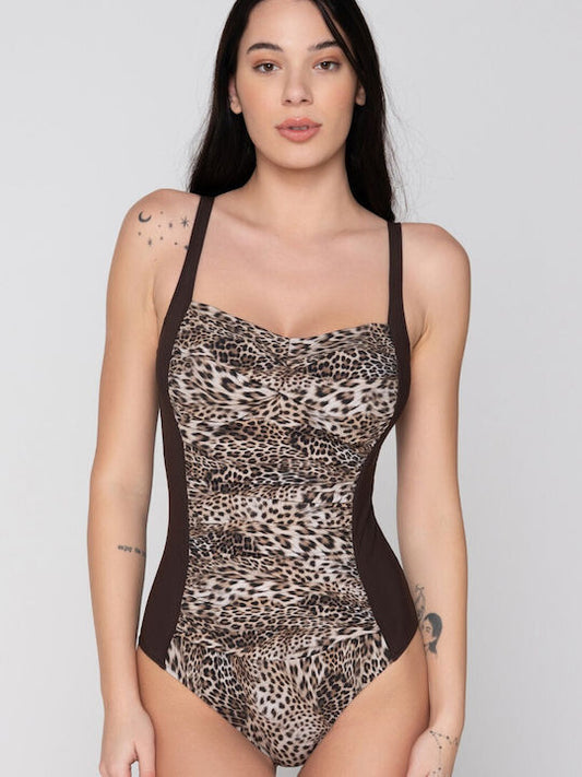 Luna Splendida ολόσωμο μαγιό animal printed