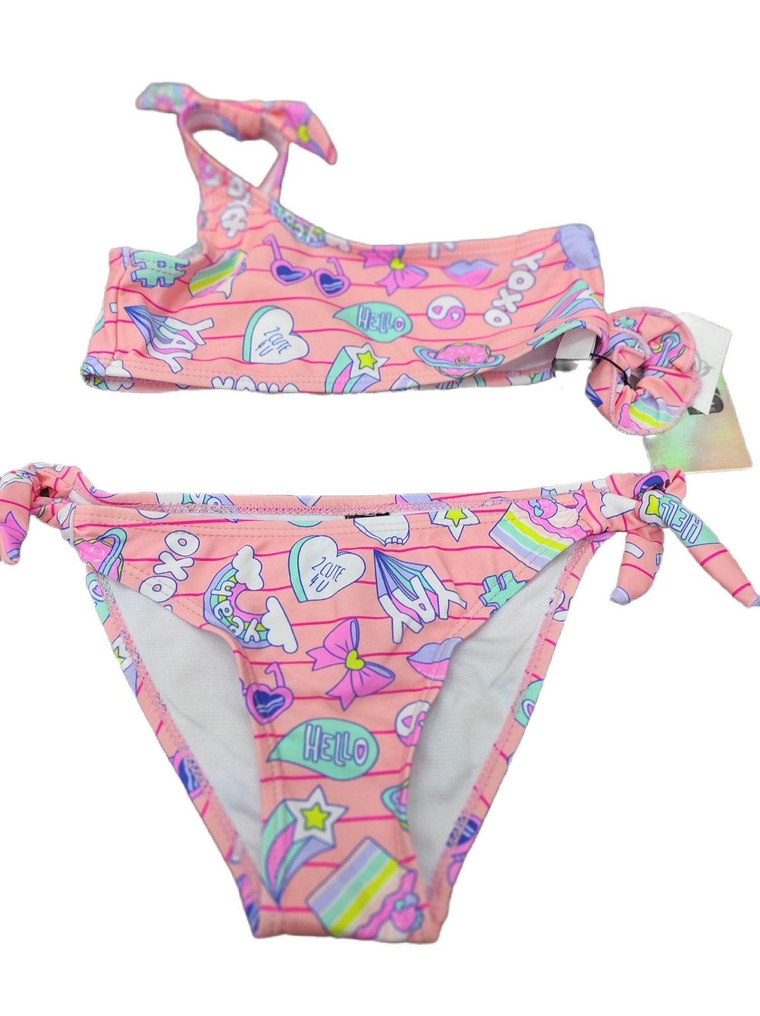 Παιδικό μαγιό για κορίτσι με graphic prints - Nadia Lingerie