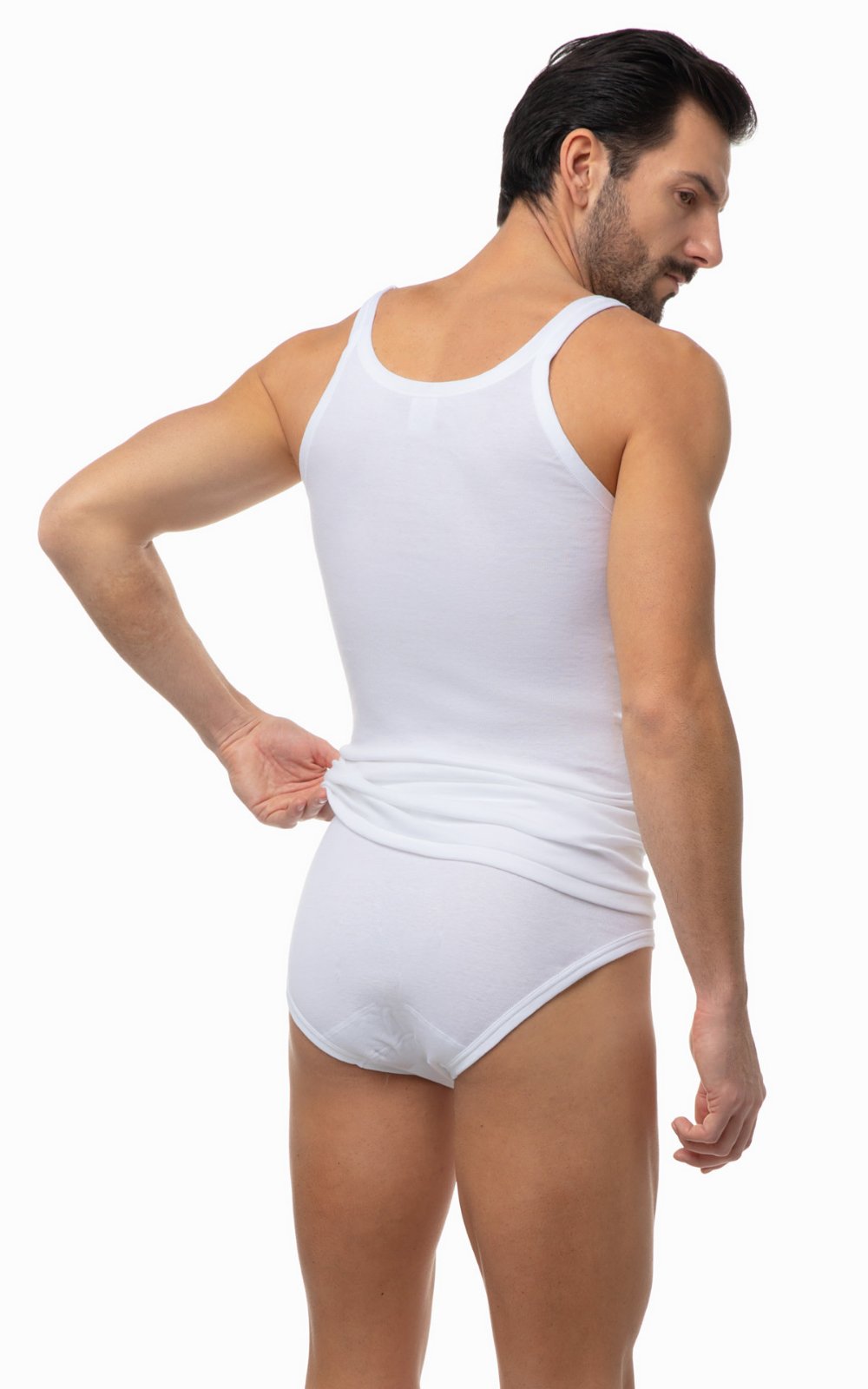 Ανδρική αμάνικη φανέλα modal Minerva - Nadia Lingerie