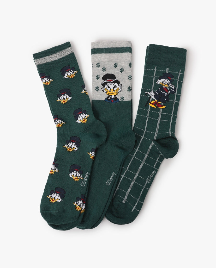 Σετ 3 ζευγάρια κάλτσες Scrooge