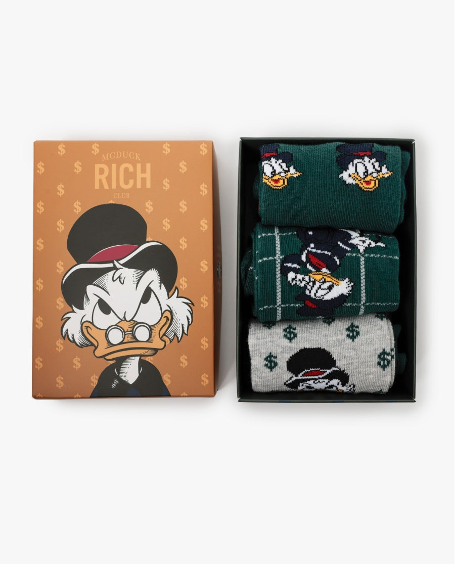 Σετ 3 ζευγάρια κάλτσες Scrooge