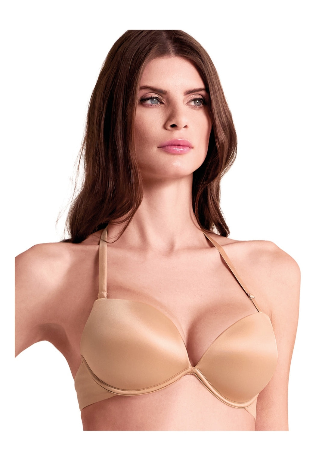 Σατινέ push up σουτιεν Lormar cupB - Nadia Lingerie