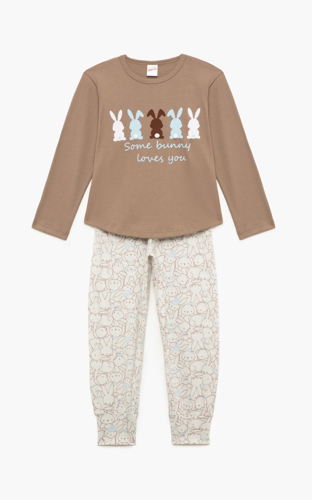 Πυτζάμες παιδικές some bunny loves you - Nadia Lingerie